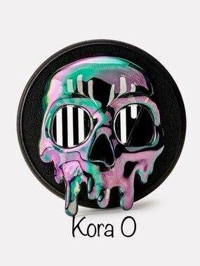 BBW Dripping Skull Visor Clip & Car Fragrance Holder